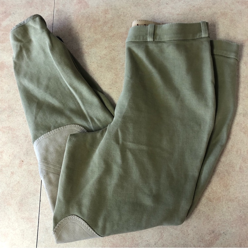 Elation Sage Riding Knee Patch Breeches Equestrian Size 34L